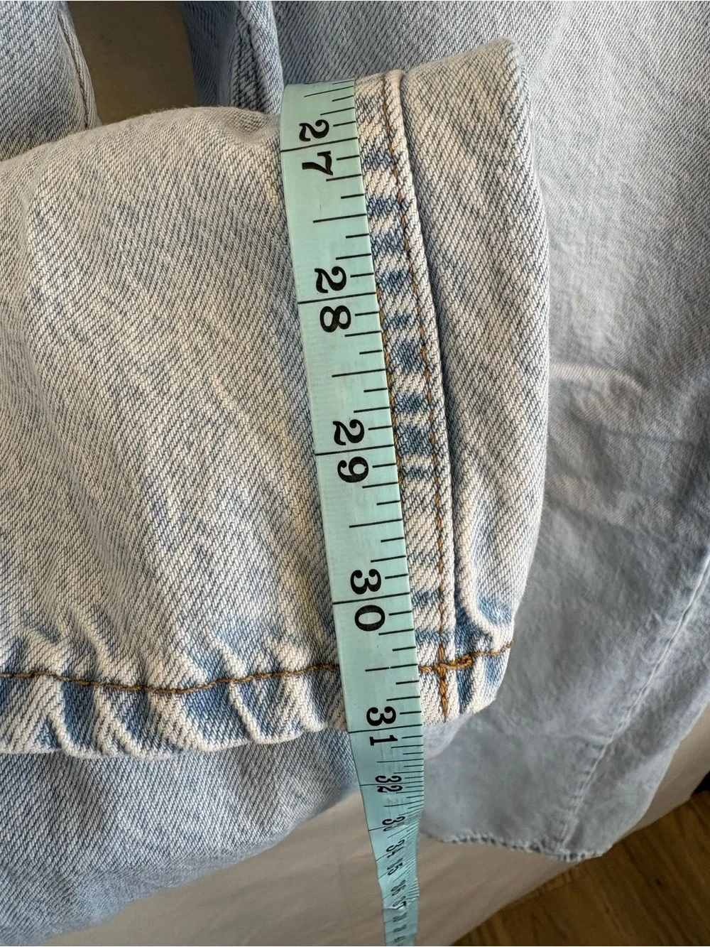 Aeropostale High-Rise Baggy Relaxed Straight Jeans Light Wash - 00 Regular
